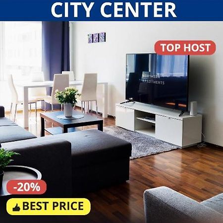 Oulu City Center 4-Room Apartment Parking Eksteriør bilde