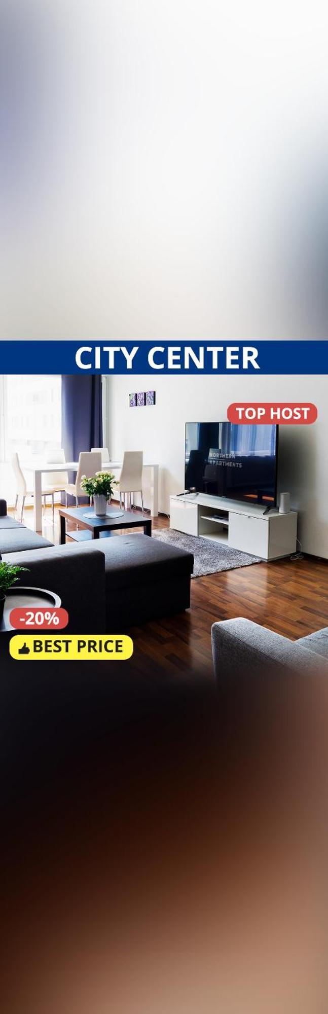 Oulu City Center 4-Room Apartment Parking Eksteriør bilde